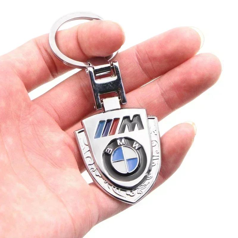 Nieuw 2025 Auto Voor BMW 1 stuks Autosleutelhanger Creatieve dubbelzijdige epoxy metalen sleutelhanger Voor BMW M E39 E36 E60 E90 E3A4 E46 F30 F10 F2