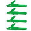 Fully Insulated Brass Test Clips 5mm Mini Jaw  4mm Safety Banana Jack, High Voltage Proof 3000V, 4/10pcs  for Electrical Testing
