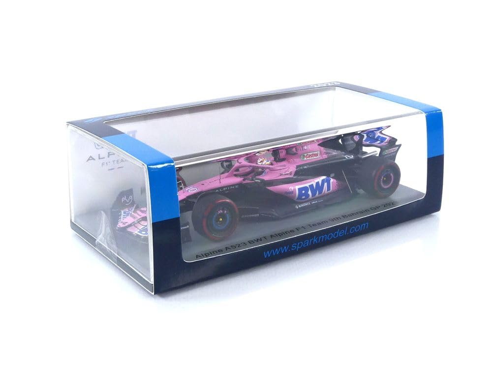 Spark BWT Alpine F1 Team A523 2023 F1 Bahrain GP 9th Place Gasly 1/43 #10 P.
