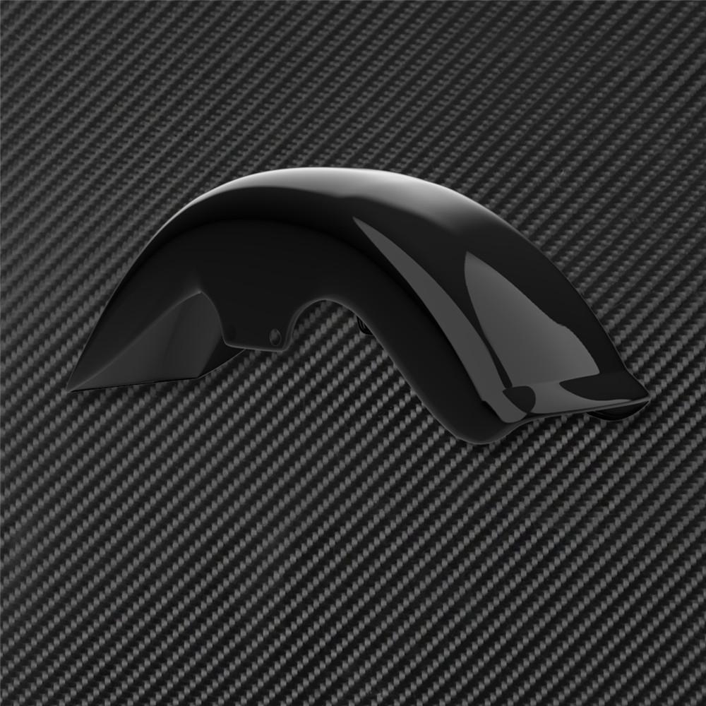 Motorcycle Gloss Black Front Fender Mudguards ABS Plastic Cover For Harley Softail 2006-2017 Fat Boy Special FLSTF 1450