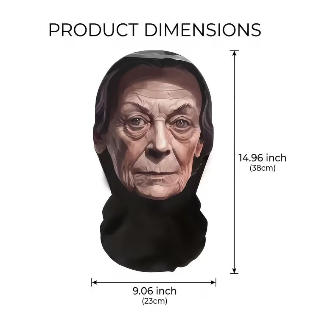 Breathable Funny Horror Grandma Mask Ultra-Soft Mesh Mask Party Masquerade Mask Masquerade Balls