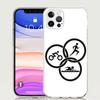 Triathlon Swim Bike Run Phone Case for Apple iPhone 17 Air 16 15 Plus 14 + 13 Mini 12 11 Pro Max 7 8 SE 16Max Soft Shell Cover C