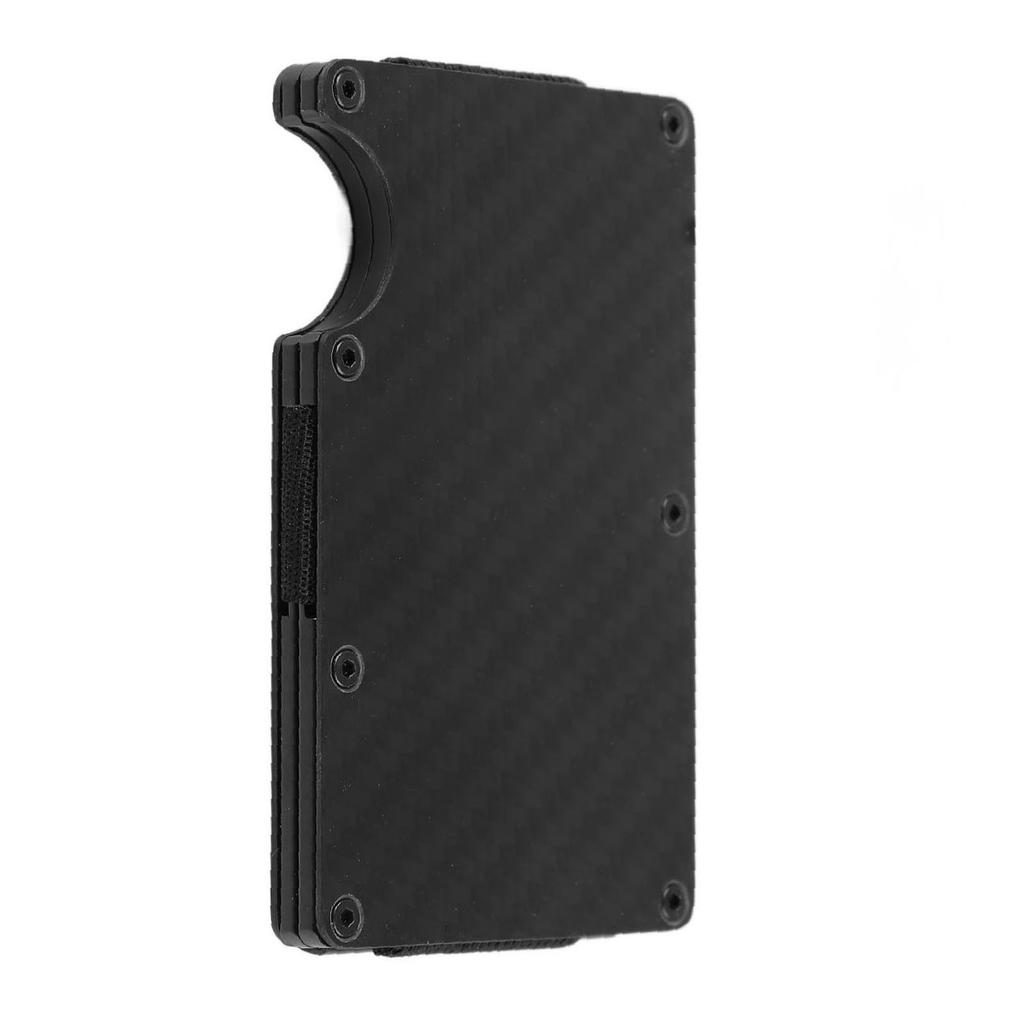 קופסת מחזיק כרטיסי אשראי עם קליפס קיבולת גדולה נגד גניבה חוסם RFID נרתיק לכרטיסי אשראי עבור