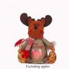 Linen Zipper Love Apple Bag Christmas Party Atmosphere Gift Bag Festival Creative Doll Candy Bag Children's Gift Bag Fun