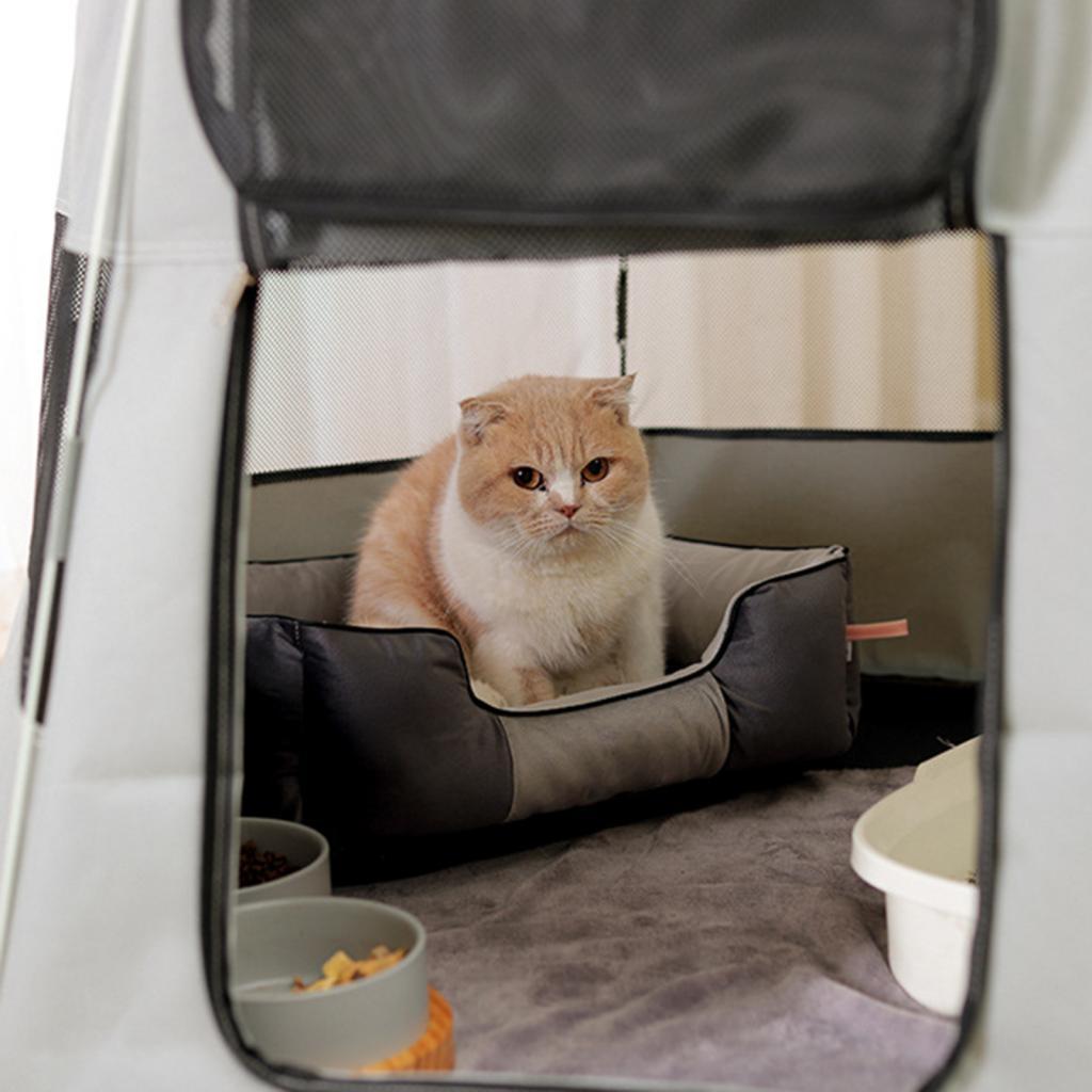 Cat Bed House Delivery Room Puppy Kitten Nest Kennel with Soft Oxford Cloth Suitable for Indoor