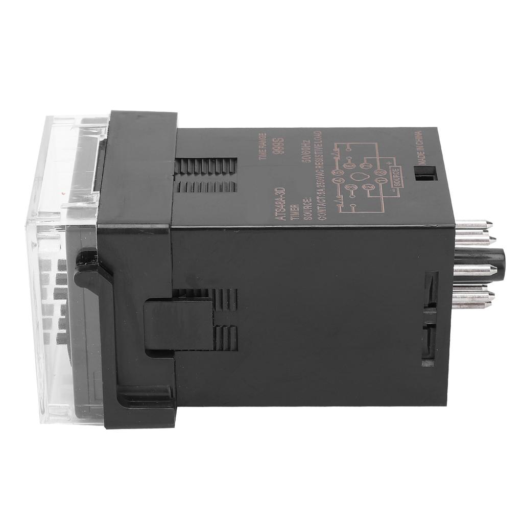 ATS48A 3D Professional Time Relay Adjustable Cycle Time Delay Relay Control ComponentDC24V