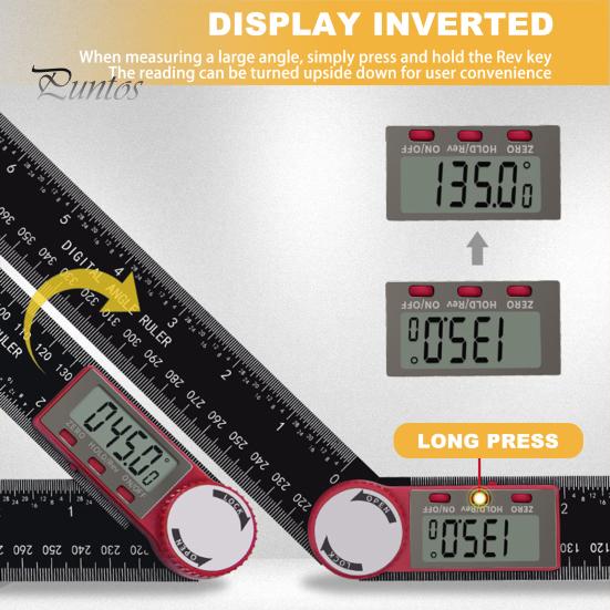 Angle Ruler Measuring Tool Digital Display Easy To Read High Accuracy Multipurpose Precision Angle Gauge Measuring Tool