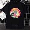 Kawaii Catana Tshirt Harajuku Cartoon Cat Print Top Women Men Casual Comfortable Tee Oversized Tshirt Roupas Masculinas