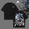 Mobile Suit Gundam Vintage Anime Graphic T Shirt Double Sided Tee