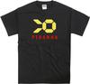Men's Wipeout Inspired Piranha T Shirt Cotton Short Sleeve Shirt Black