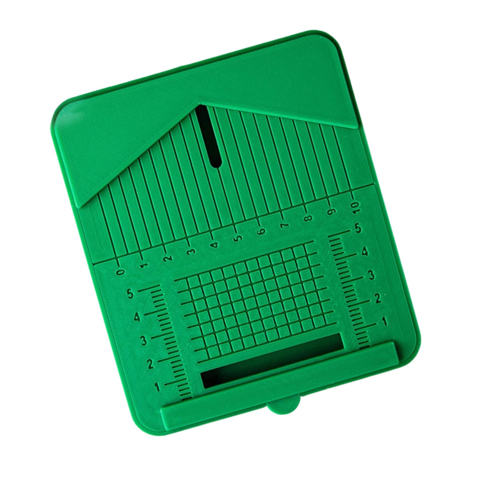 

Compact Punching Assistance Workbench Punching Assistant For Soft Clay Creations Featuring Smooth Ergonomic PLA Design зелёный