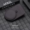 Multifunctional Leather Car Visor Clip: Sunglasses Holder & Card Storage