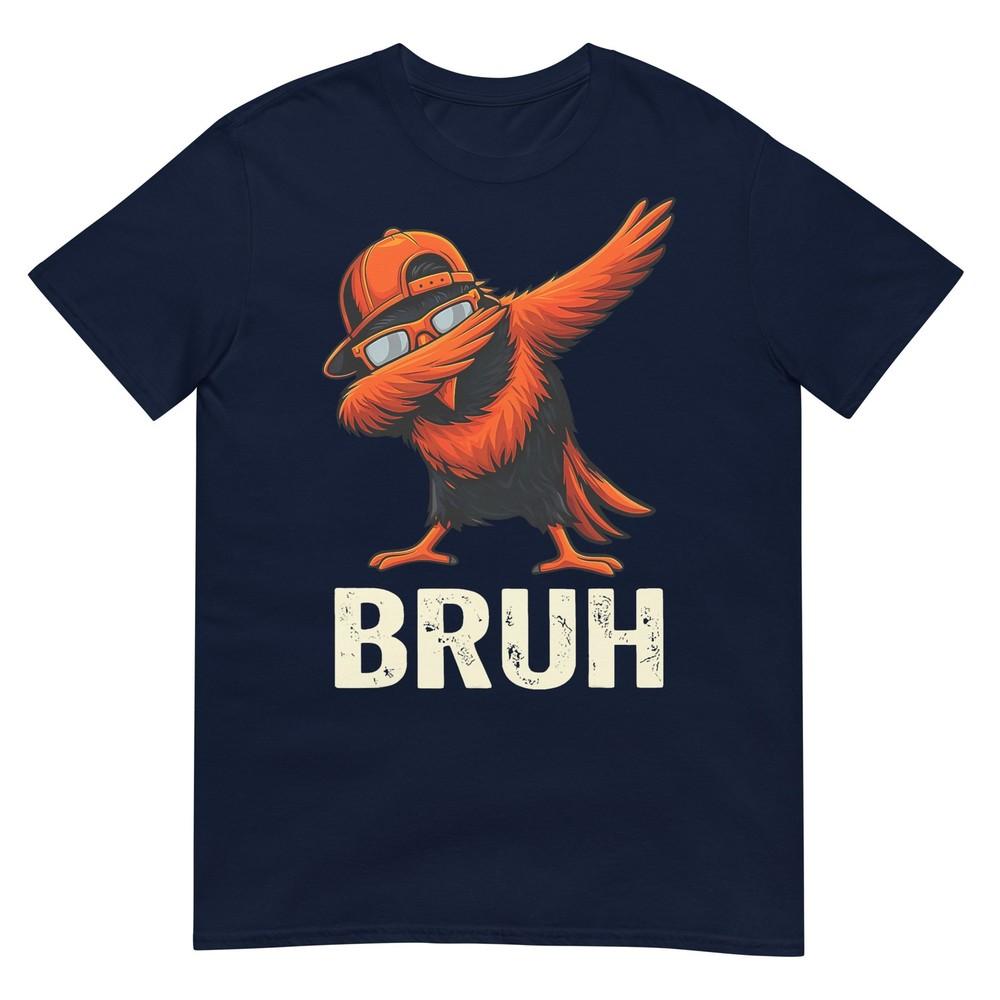 Oriole Dabbing Bruh For Unisex Unisex Youth Toddler Kids TShirt S