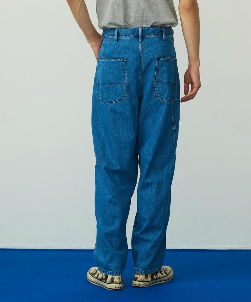 Lee Wide Denim Painter Mid Wash Men's Pants,