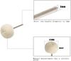 Polishing Buffing Wheel Set Cotton Little Buff Wheel for Rotary Drill Tool Accessories Watch Jewelry Polish Buffer Kit 3 MM Mandrel 40 Pieces