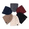 Νέα γυναικεία χειμερινά καπέλα Γυναικεία αθλητική ετικέτα Casual Beanie καπέλο Fleece Ζεστά πλεκτά καπέλα με επένδυση