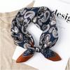 Silk Square Scarf Women 53x53cm Lightweight Pure Mulberry Neck Classic British Style Accessory