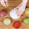 Manual Meat Grinder & Vegetable Chopper - Hand-Crank Dumpling Filling Mixer