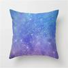 2024 Galaxy INS Wind Purple Geometric Moon Print Pillowcase Living Room Office Sofa Cushion Cover Waist Pillowcase 45*45CM