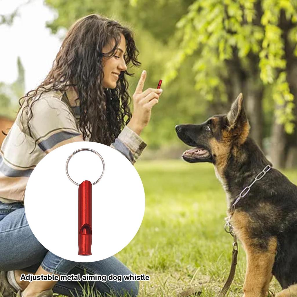 Dog Training Whistle Aluminum Alloy High Frequency Dog Recall Whistle Portable Dog Training Tools Dog Training Behavior Aids