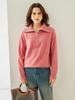 Women's Autumn/Winter Cashmere Lapel Half-Zip Sweater - Casual Knit Pullover