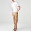 LACOSTE T-Shirts Men's White Crew Neck Moderate Straight Fit TH6281-6YH