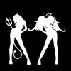 Angel and Devil Sexy Girl Waterproof Vehicle Decor Sticker Car Motorcycle Decal