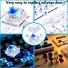 60Pcs Mechanical Keyboards Switches With Double Head Keycap Puller For Gaming And Typing