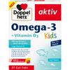 Doppelhertz Kids Omega-3 Vitamin D3 Žvýkací 27 tablet 35,1 g