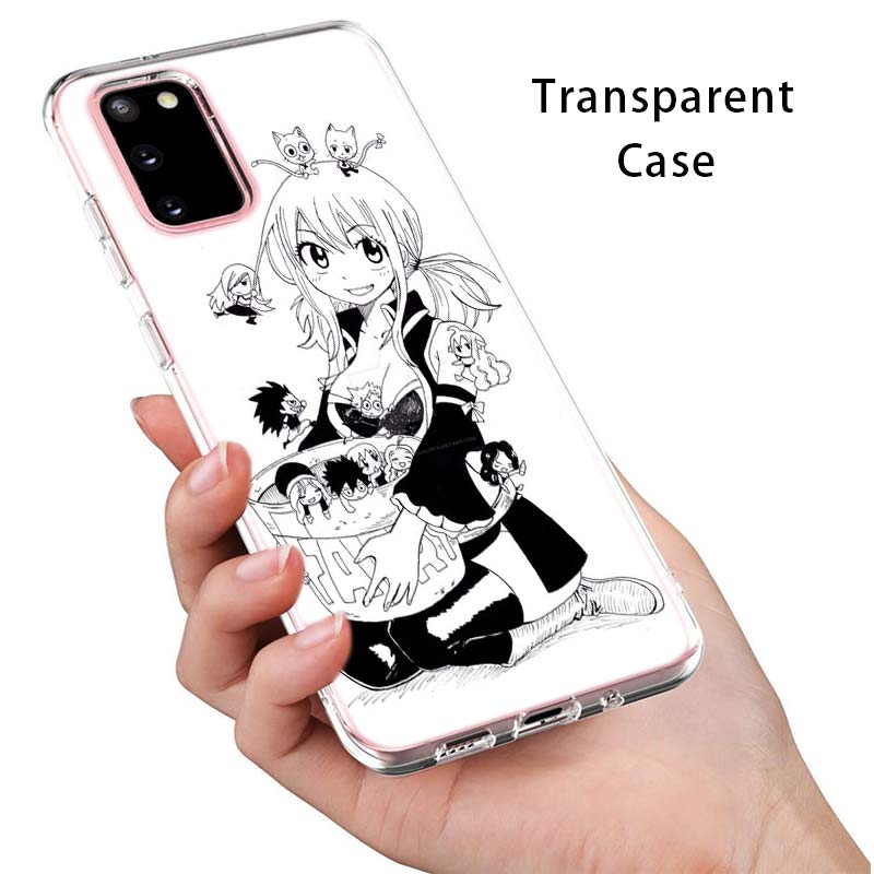 Fairy Tail Comic For Samsung Galaxy S22 Pro S21 S20 FE Ultra S10 S10E Lite S9 S8 Plus S7 S6 Edge Soft Phone Case