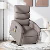 Vidaxl Lift-Up Massage Chair, Electric, Reclining, Color Taupe