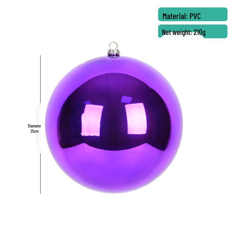 6-30cm Christmas Ornaments: Shiny, Matte & Glitter Balls In Gold, Silver, Red & Green - Plastic Tree Decorations