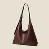 2025 New Women's Tote Bag Autumn Winter Genuine Leather Shoulder Bag Melad Commuter Underarm Bag