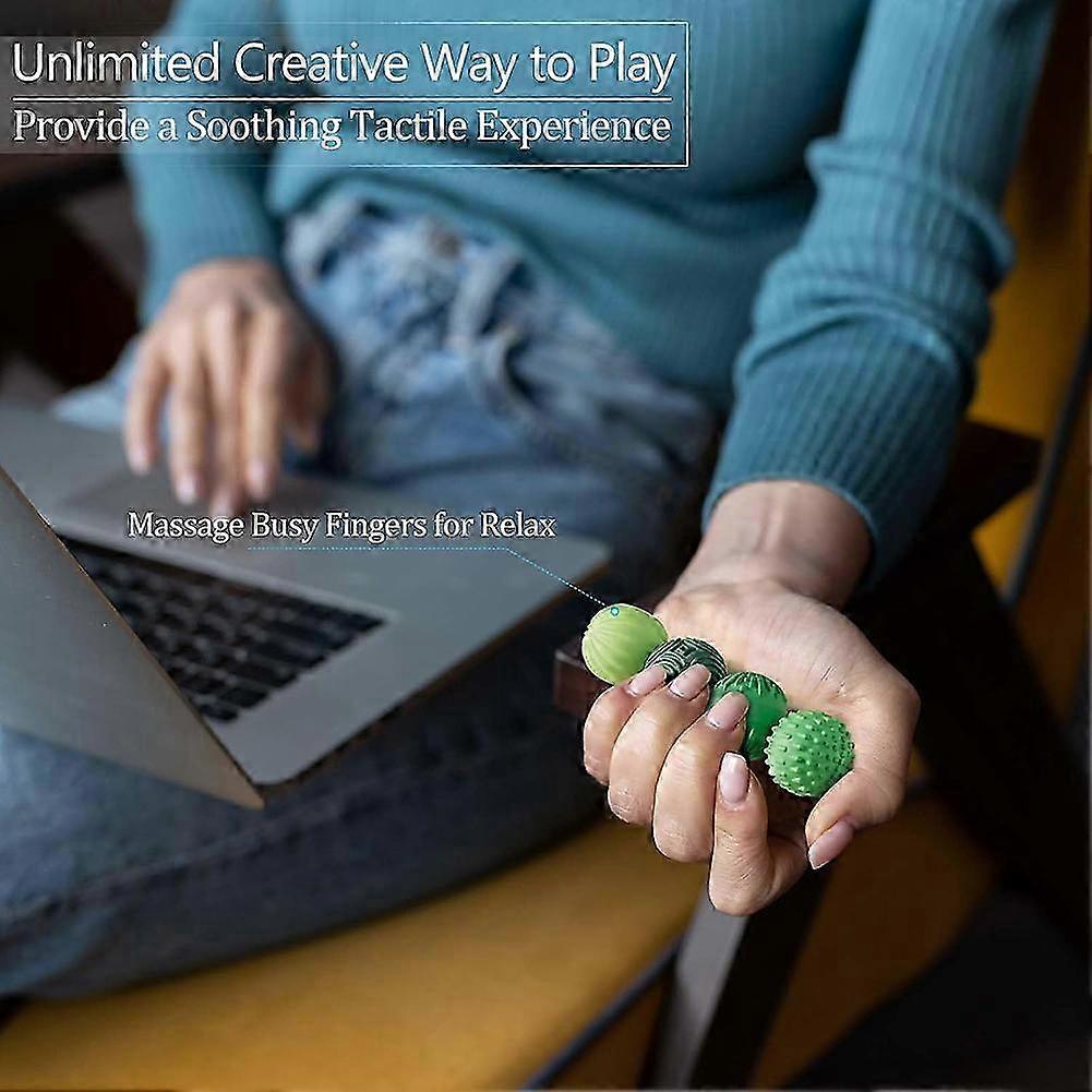 2026 Silikon Magnetische Fidget Massagebälle für Erwachsene & Teenager - Stressabbau, Angstberuhigendes Spielzeug für Schreibtisch, Zuhause & Reisen