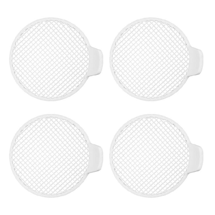4 Pieces ABS Shower Drain Cover Set Hair Catcher For Sink Tub Modern Bathroom Filter Easy Installation Design