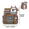 DIY Armeesoldat Netzrucksack Sandsack Trommel Flughafen Militärzubehör Actionfigur Spielzeug für Jungen Kinder Weihnachtsgeschenk