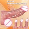 Super Realistic Male Penis Cover with Hollow Elongated and Thickened Protection Intimate Cover Penis Cover Adult Sex Product Cock Rings Male Sex Toys