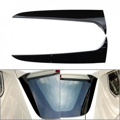 Glossy Black Rear Window Spoiler Side Wing Trim For BMW X3 F25 2011-2017