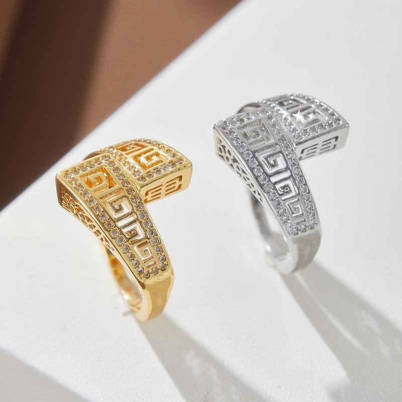 Xiaomi Luxury Ladies Personality Geometric Ring Women Elegance Zirconia Ring Jewelry for Wedding Party Gift