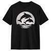 Dolphin Colorful Rainbow Oceanscape Tshirt Summer Streetwear Tshirts 100 Cotton Fashion Tshirt For Unisex Casual Clothes