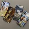 Simple Wild Animals Horse Phone Case For IPhone 16 15 14 13 12 Mini 11 Pro XS Max X XR SE 6 7 8 Plus Soft Silicone Cover