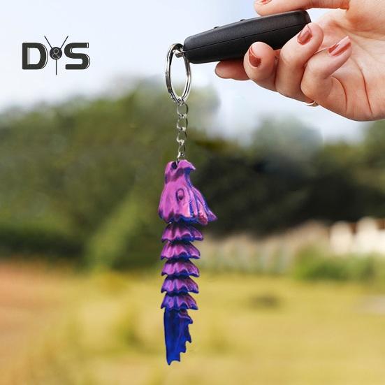 Брелок для ключей с костяным драконом — фото 8