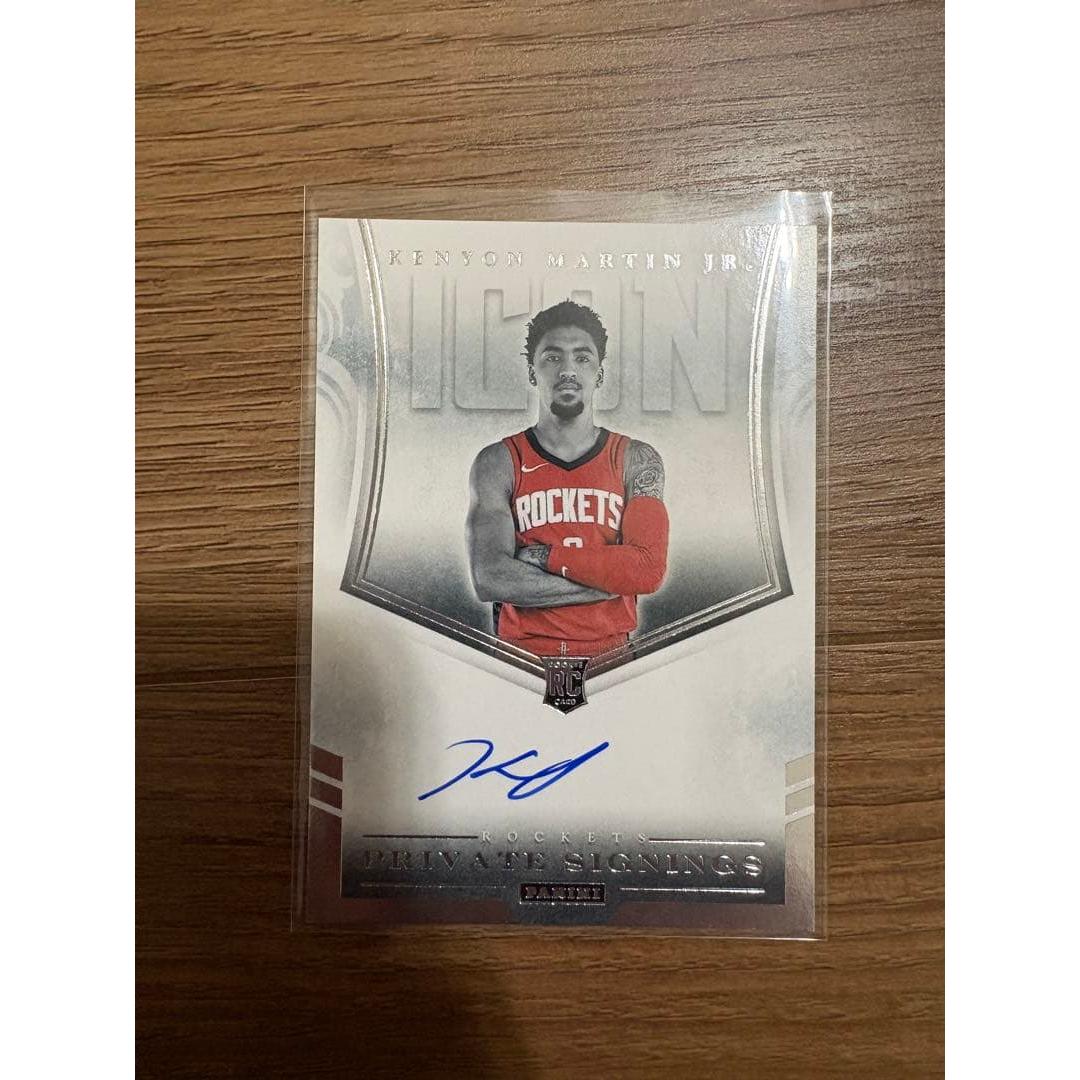 Used Kenyon Martin Jr. Panini autograph card