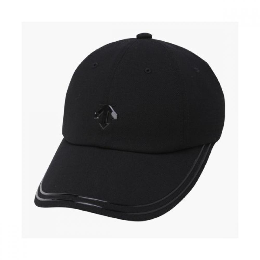 

Женская бейсболка DeScente Golf S с широкими лентами BLKGBLACK/FR