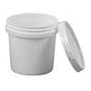 1L Transparent Food Grade Plastic Bucket with Lid for Laundry Pods or Washing Powder