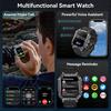 New 1400mAh Large Battery Smart Watch Military Quality 10ATM Waterproof Tactics 100+Sport Bluetooth call SmartWatch Men