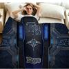 Tampa Bay Devil Rays Print Flannel Blanket High Quality Warm Comfortable Cover for All Seasons Perfect for Gifts Home Decor
