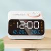 Alarm Clock Radio Multifunctional LED Music Timing Rechargeable FM Radio Alarm Clock for Home
