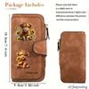 Scottish Highland Cow Women's Long Wallet 1pc Multi - functional Snap Coin Purse Cat Lovers Gift Daily Commute Outdoor Travel Family Use Model