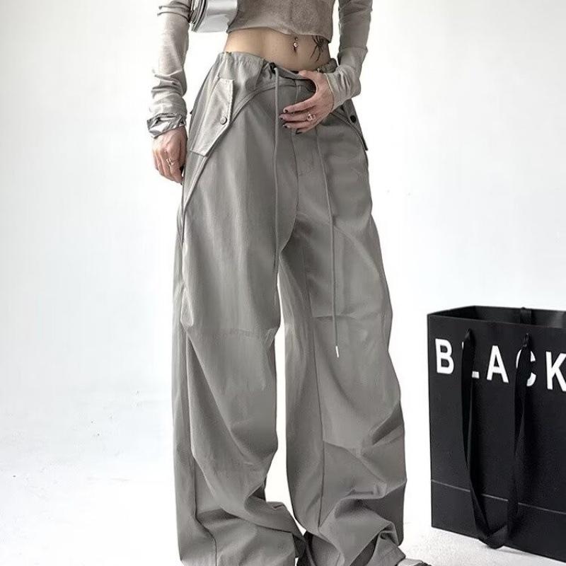 2024 Unisex Çok Cepli Dış Mekan Günlük Düz İş Kıyafetleri Pantolonu